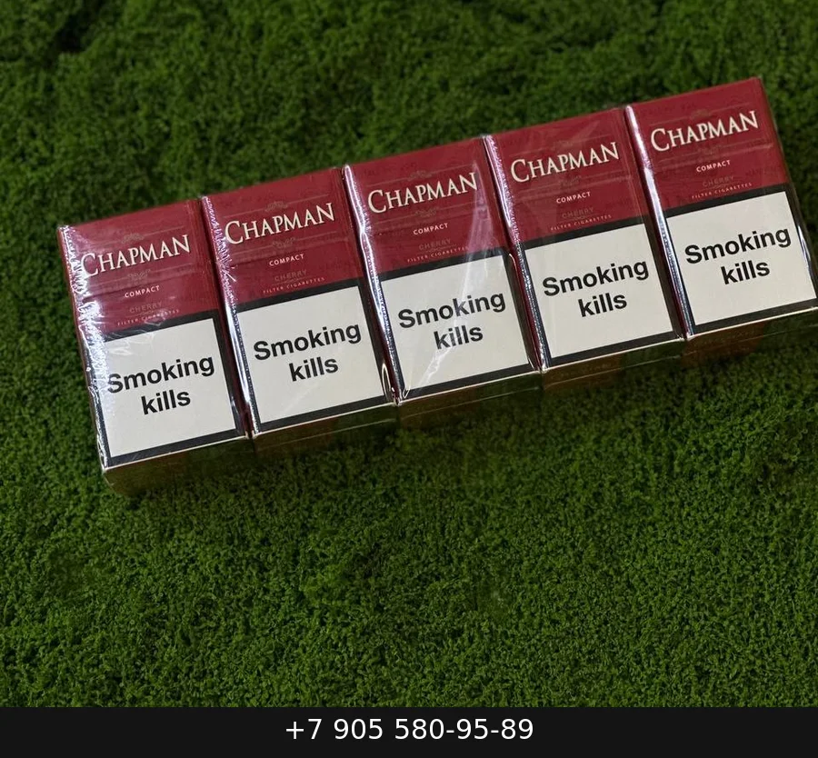 Chapman №3 Superslims Cherry (Чапман Суперслимс Вишня) купить оптом — цена за блок